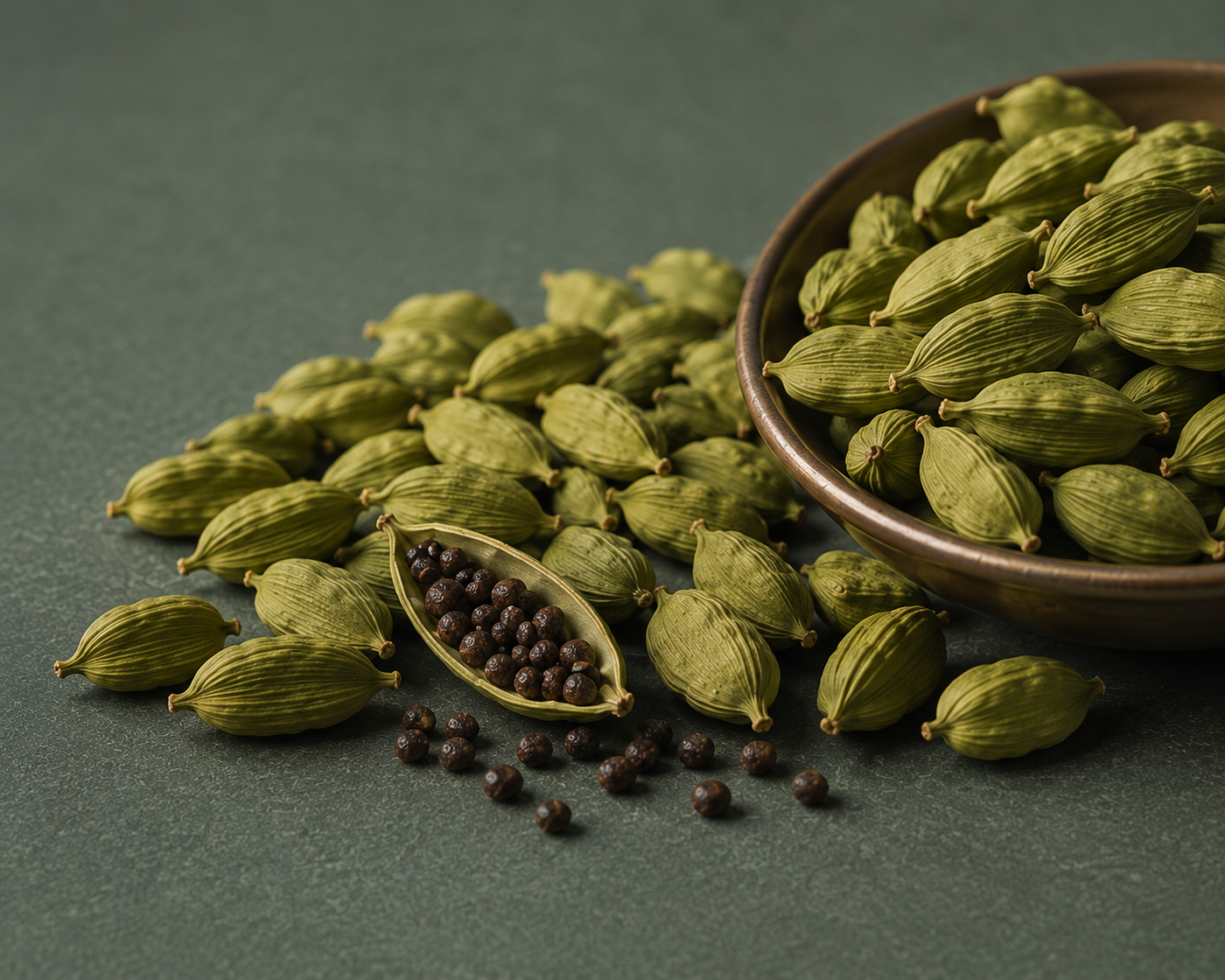 Idukki Green Cardamom pods by D'Amalfi