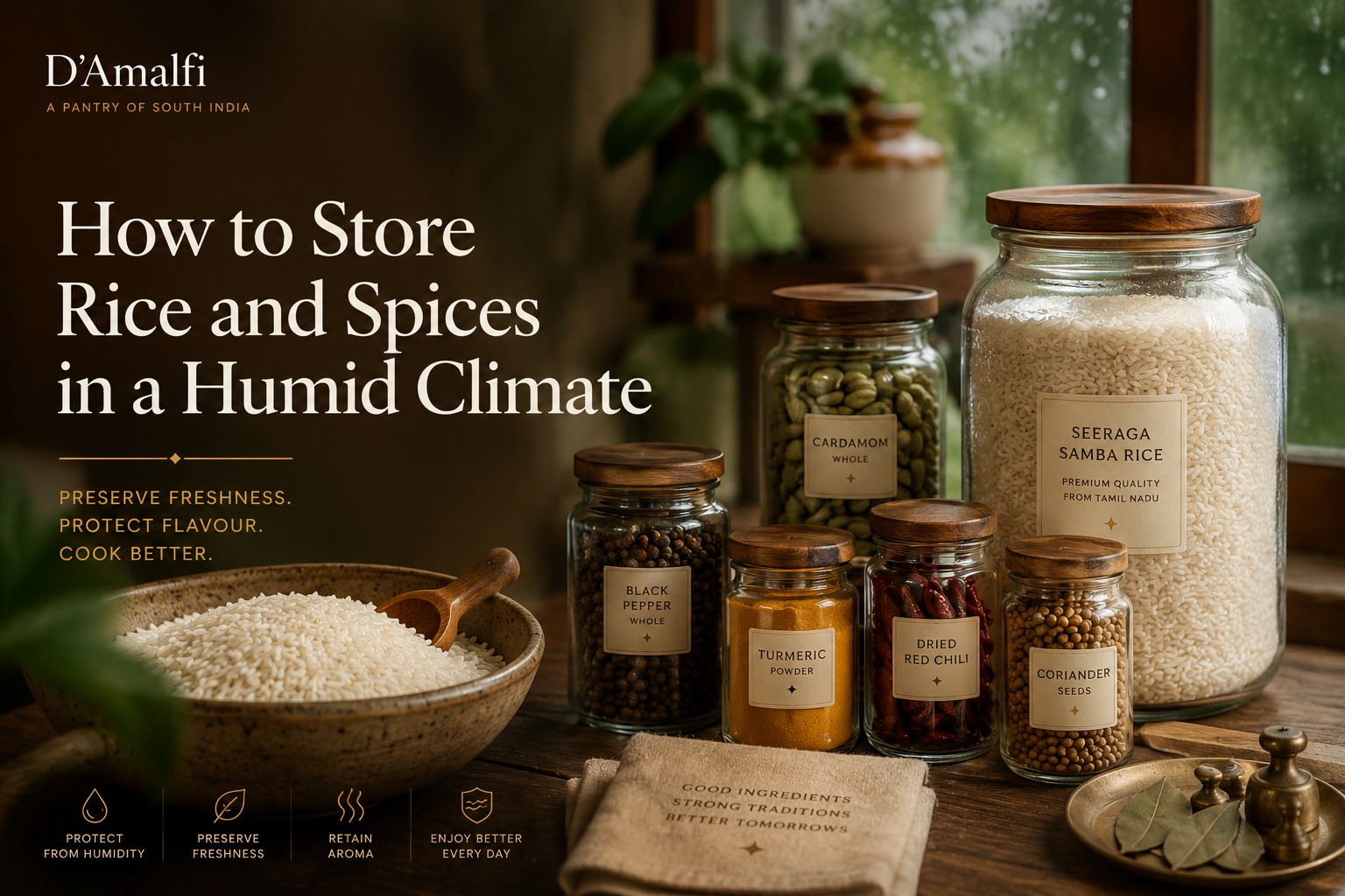 How to Store Rice and Spices in a Humid Climate | D'Amalfi Journal