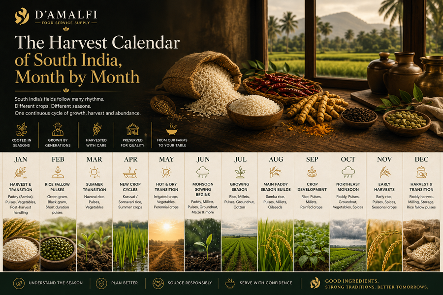 The Harvest Calendar of South India, Month by Month