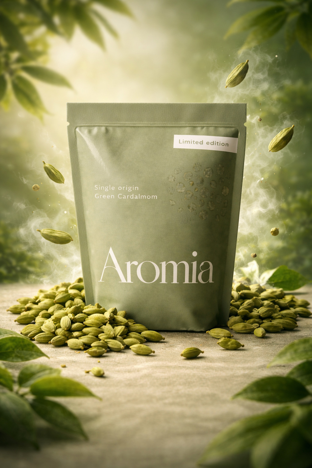 Idukki Green Cardamom pods by D'Amalfi