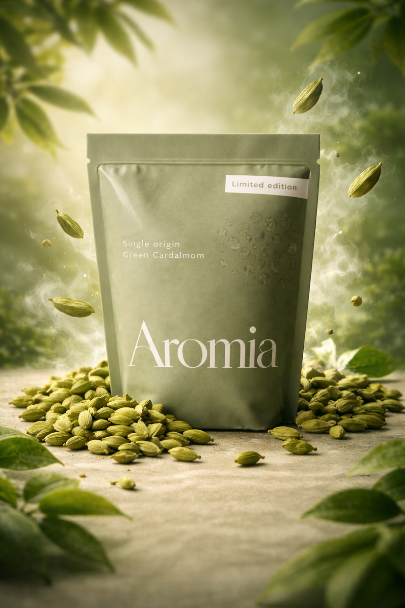 Idukki Green Cardamom pods by D'Amalfi