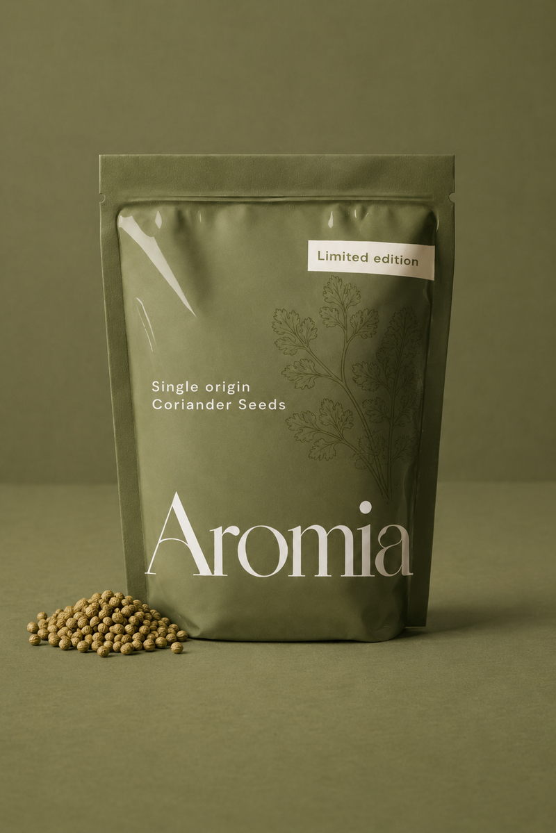 Coriander Powder packaging by D'Amalfi