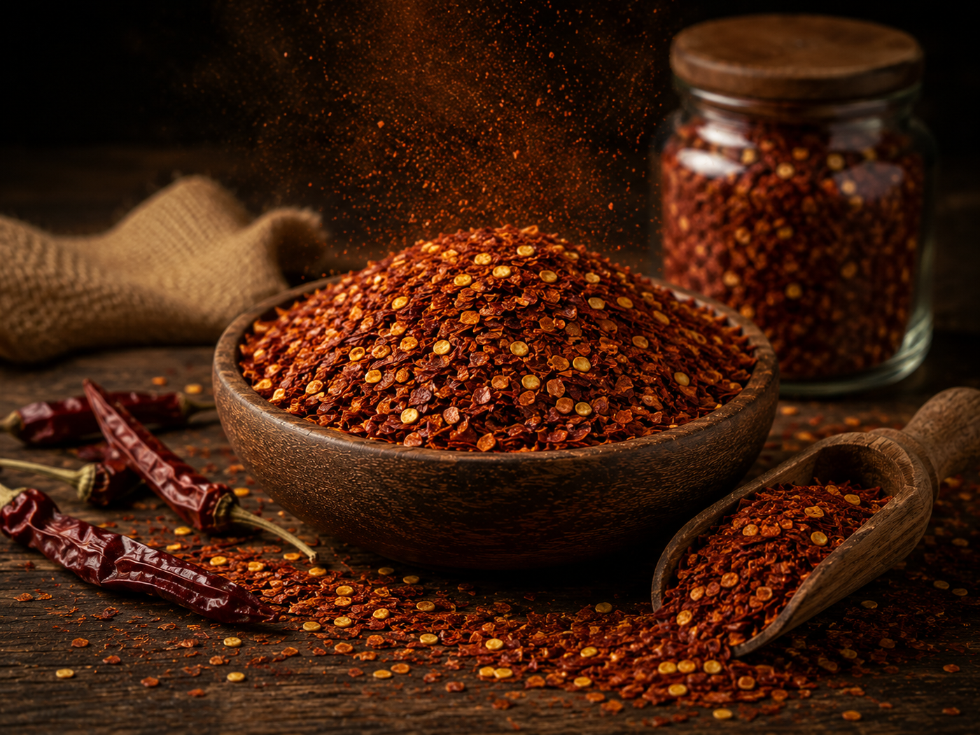 Chilli Flakes packaging by D'Amalfi