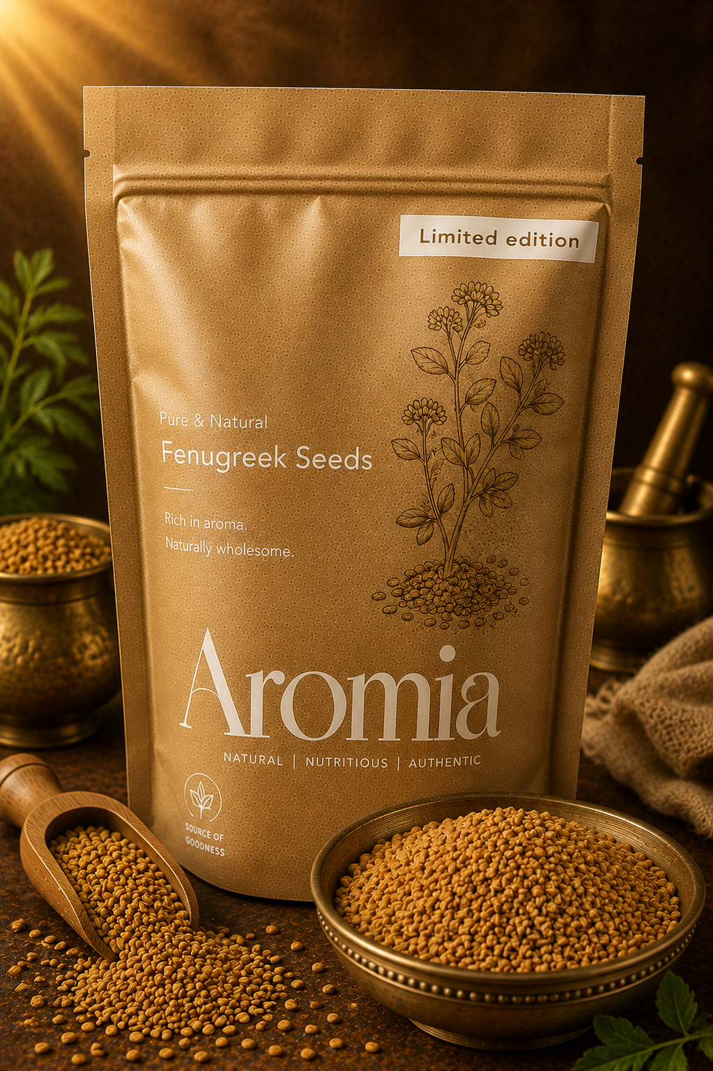 Fenugreek Seeds (Vendhayam) by D'Amalfi