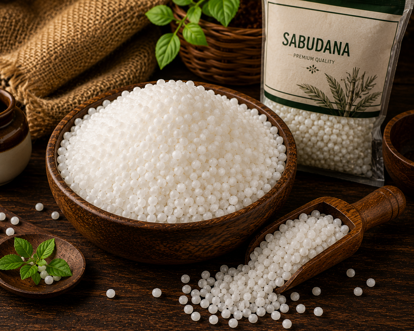Sabudana (Javvarisi) sago pearls by D'Amalfi